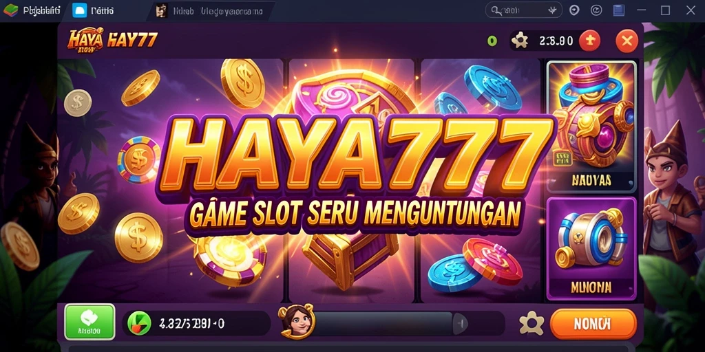 Tampilan grafik menakjubkan HAYA777 saat bermain slot.