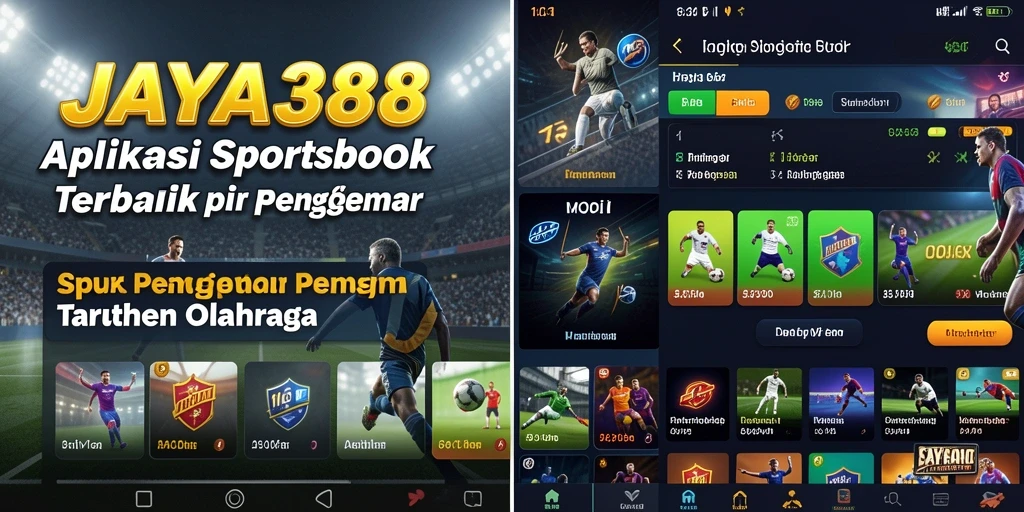 Screenshot JAYA388 menampilkan antarmuka taruhan olahraga yang menarik.