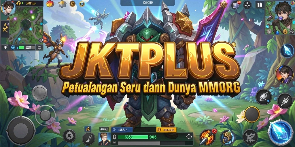 Screenshot JKTPLUS menampilkan aksi seru dalam pertempuran MMORPG.