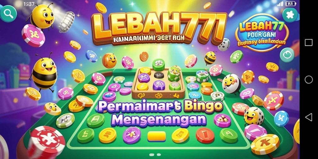 Tampilan gameplay seru saat bermain Bingo di LEBAH777.