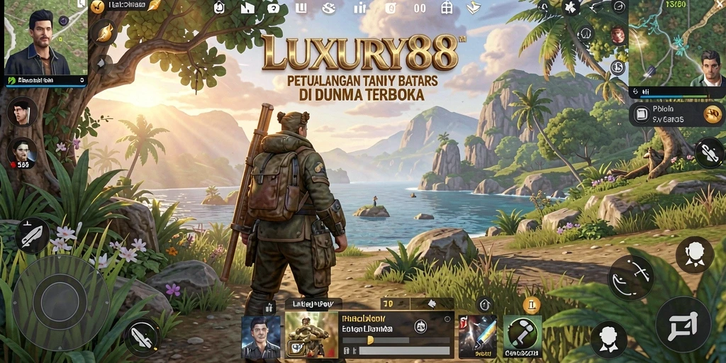 Gameplay seru di dunia terbuka LUXURY88.