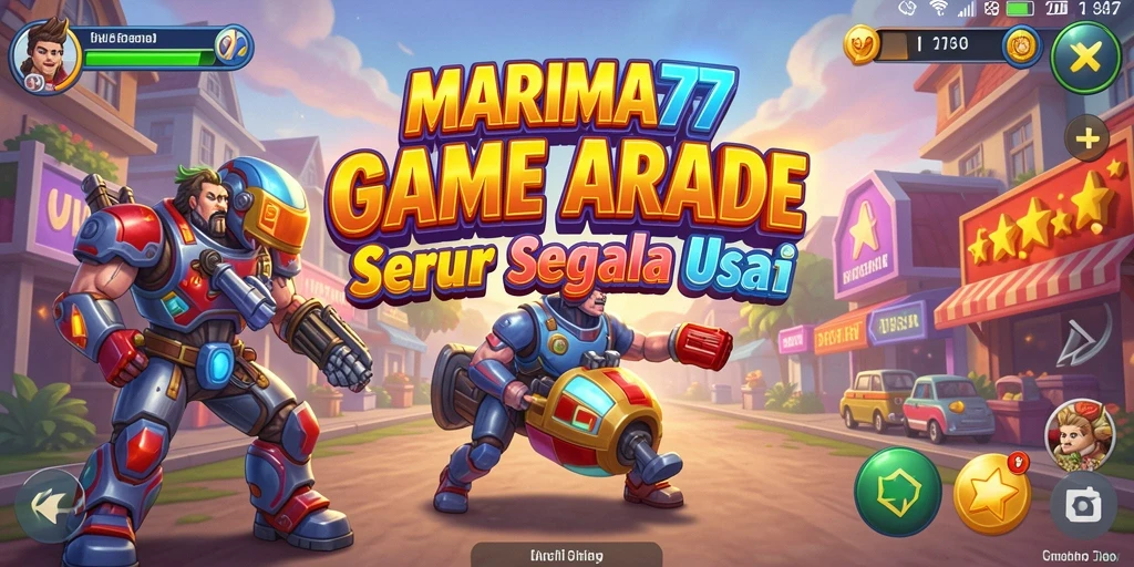 Tampilan gameplay <strong>MARIMA77</strong> yang seru dan penuh warna.