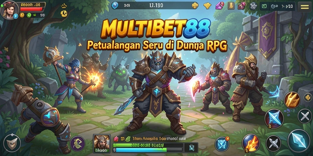 Tampilan gameplay RPG menarik dari MULTIBET88 dengan pertarungan yang dinamis.