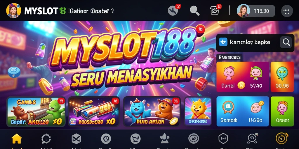 Tampilan menarik dari gameplay MYSLOT188 yang seru.