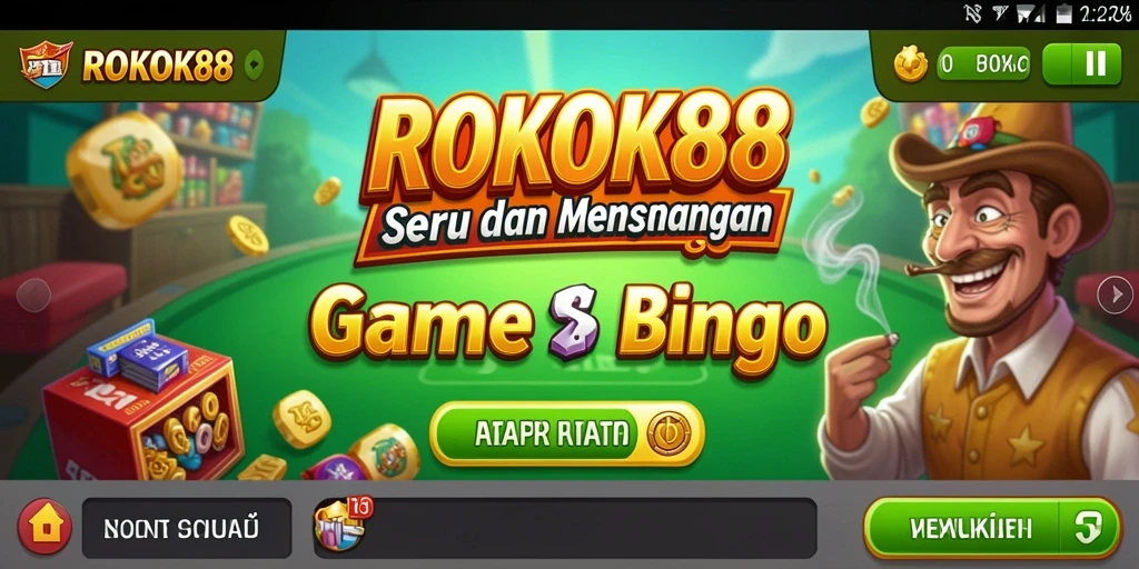 Tampilan gameplay ROKOK88 yang seru dan mengasyikkan di layar.