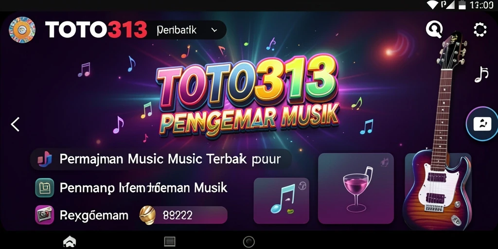 TOTO313 menampilkan gameplay musik yang interaktif dan seru.