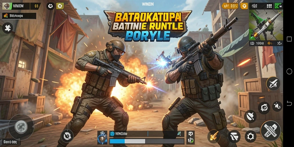 Tampilan gameplay seru dan mendebarkan dari WINIDN.