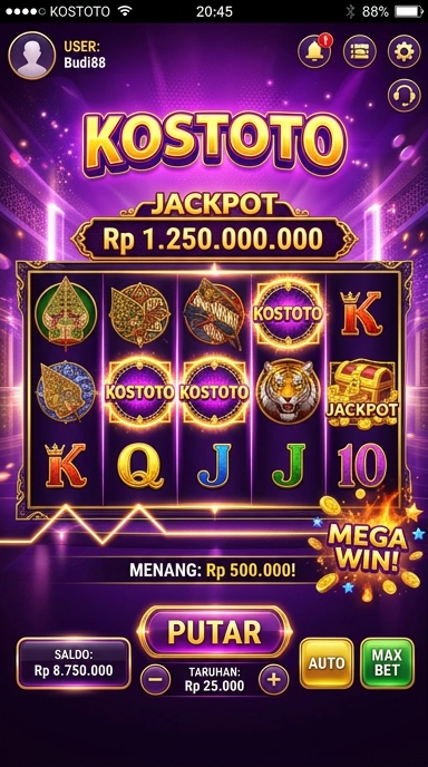Proses unduh aplikasi di kostoto yang cepat dan aman.